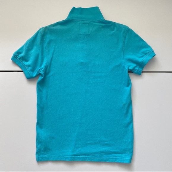 ZARA MEN ORIGINAL CLASSIC BASIC POLO LIGHT BLUE - Picture 2 of 4